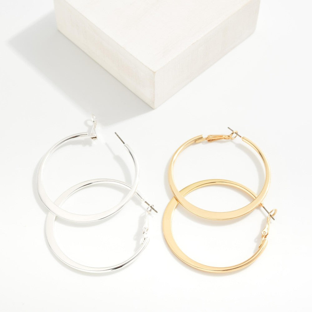 Sleek Edge Hoops