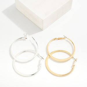 Sleek Edge Hoops