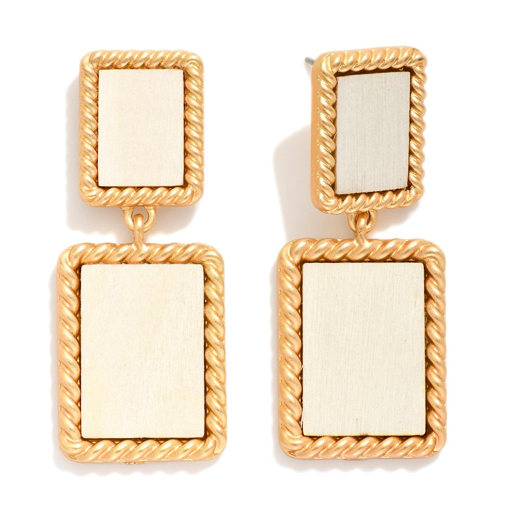 Twist & Timber Drop Earring