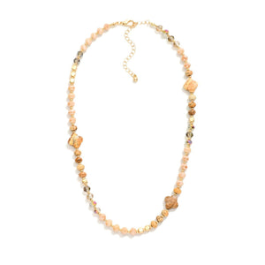 Celeste Clover Beaded Necklace