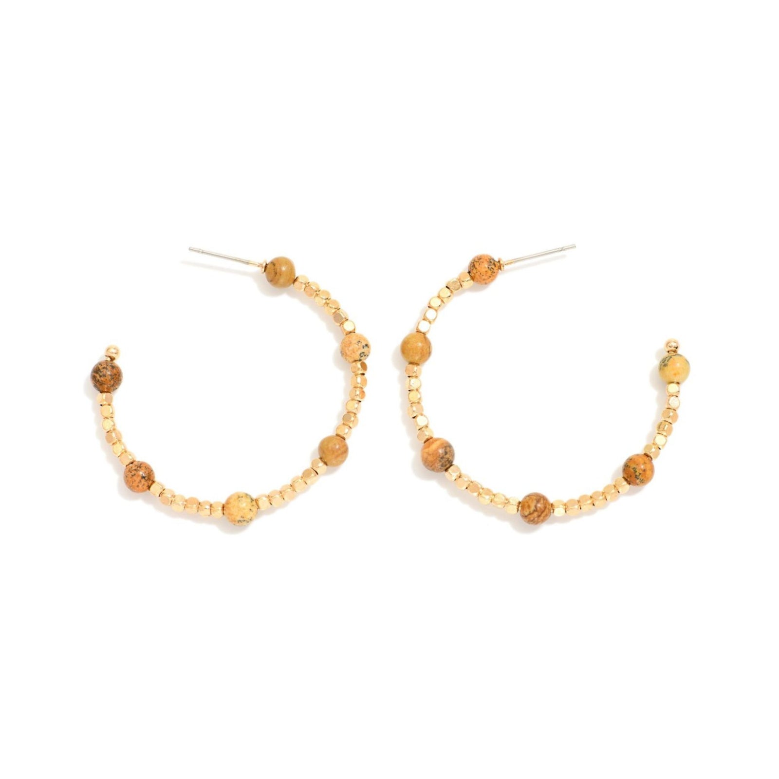 Celeste Beaded Hoop Earring
