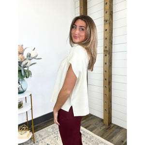 Common Ground Ribbed Knit Top