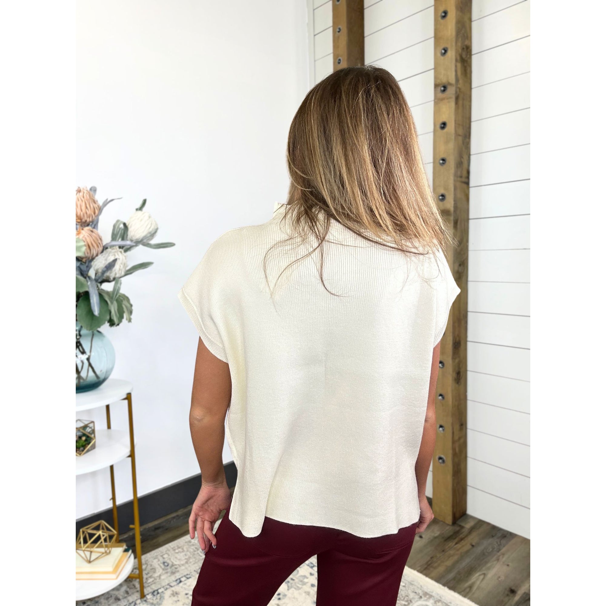 Common Ground Ribbed Knit Top