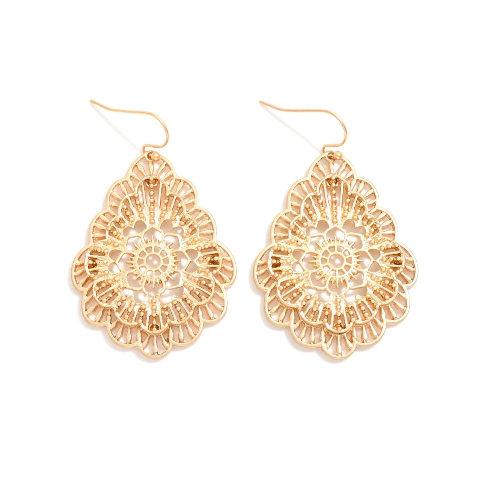 Mandala Magic Drop Earrings