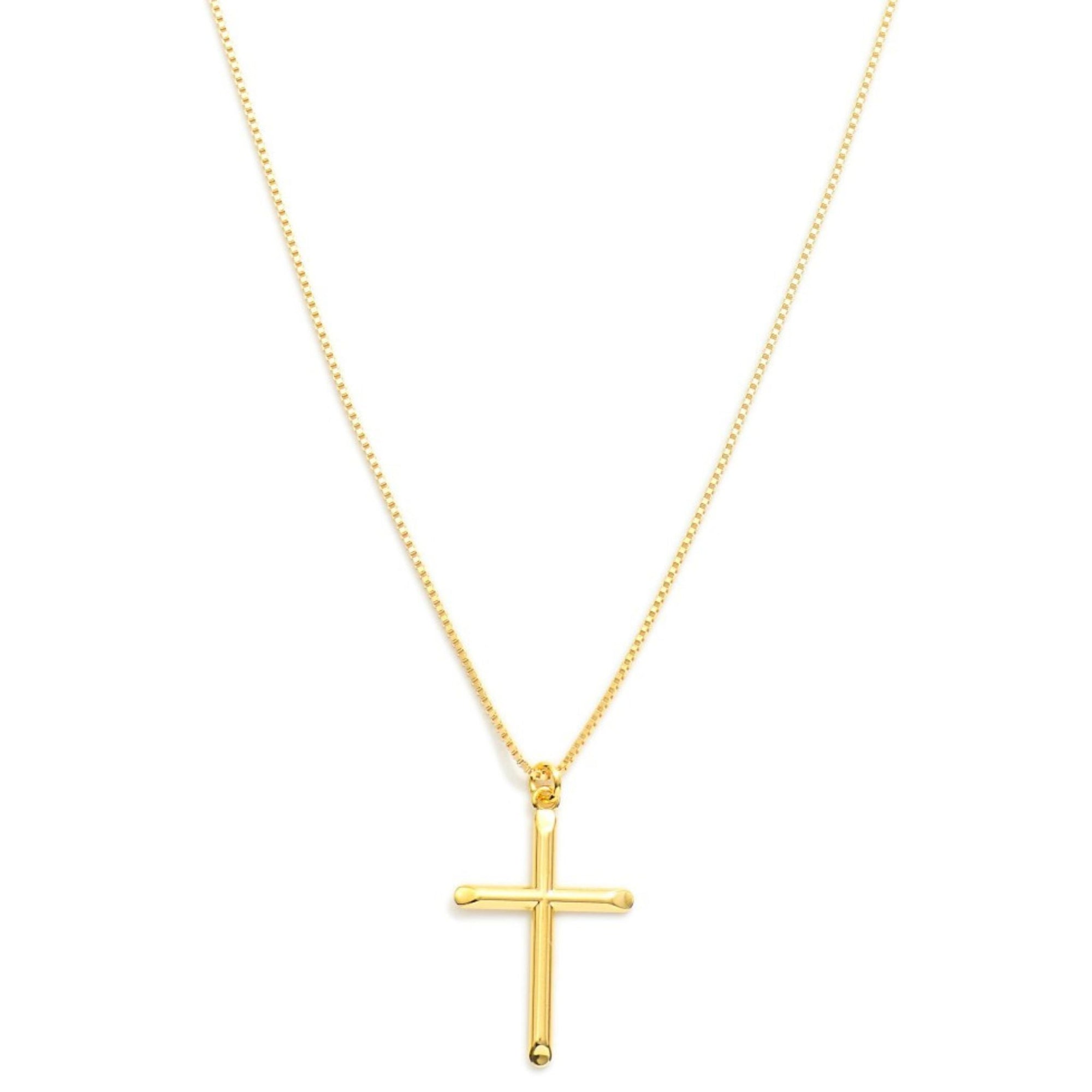 Golden Faith Cross Necklace