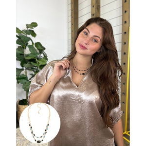 Midnight Muse Layered Necklace