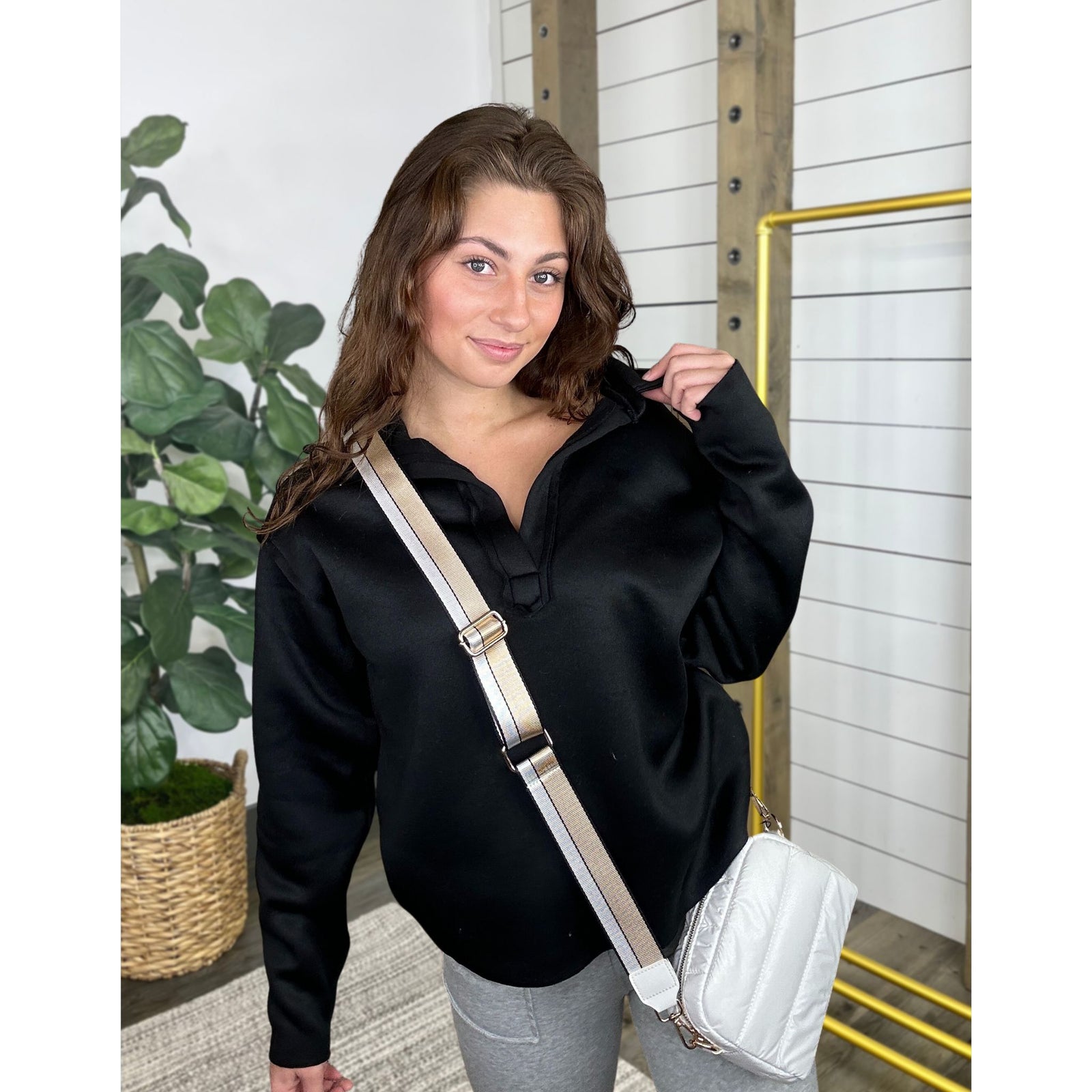 Different Direction Fleece Top