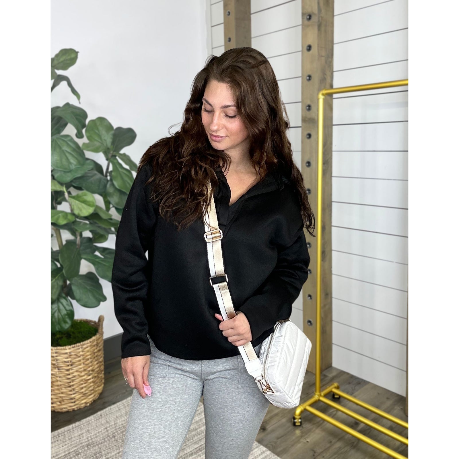 Different Direction Fleece Top