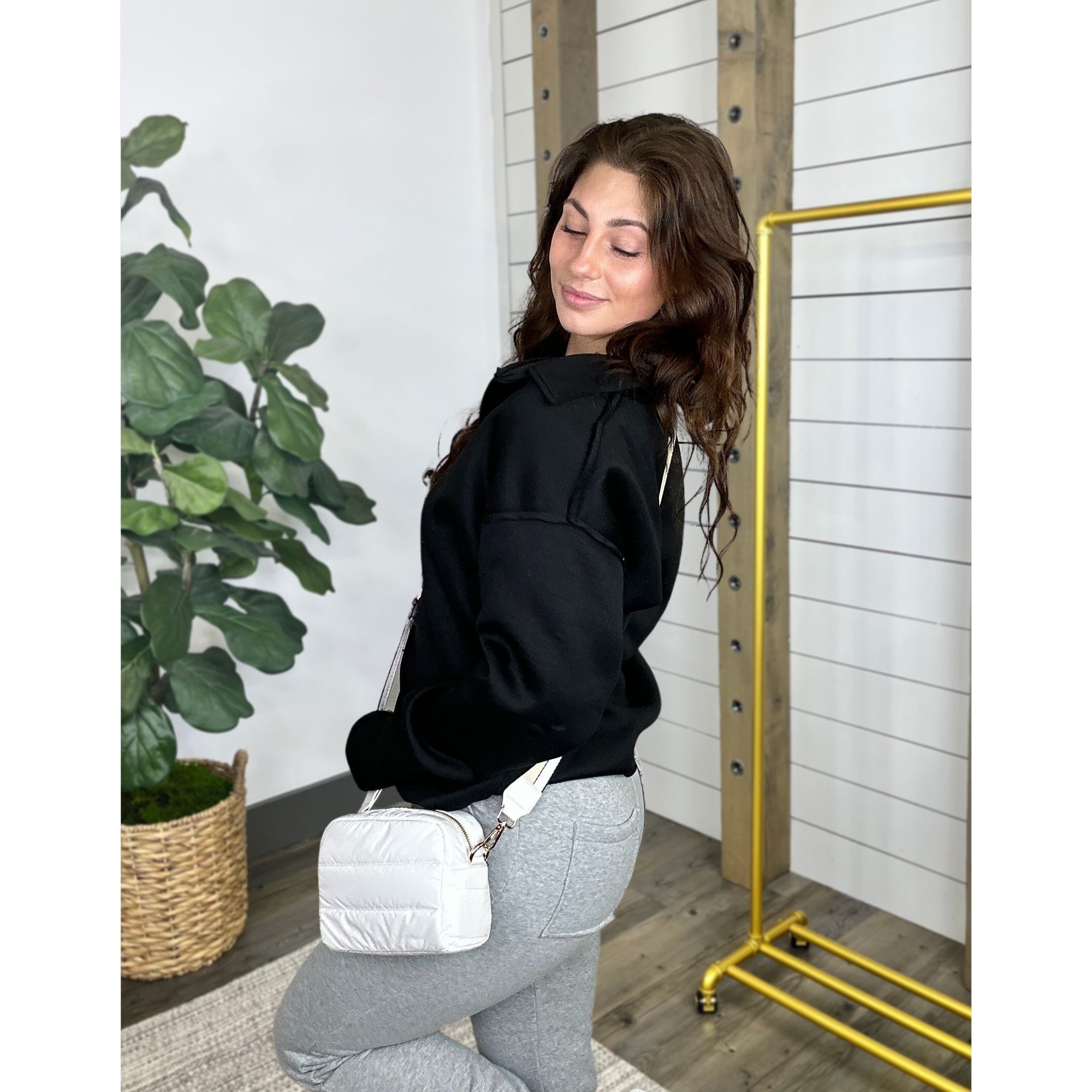 Different Direction Fleece Top