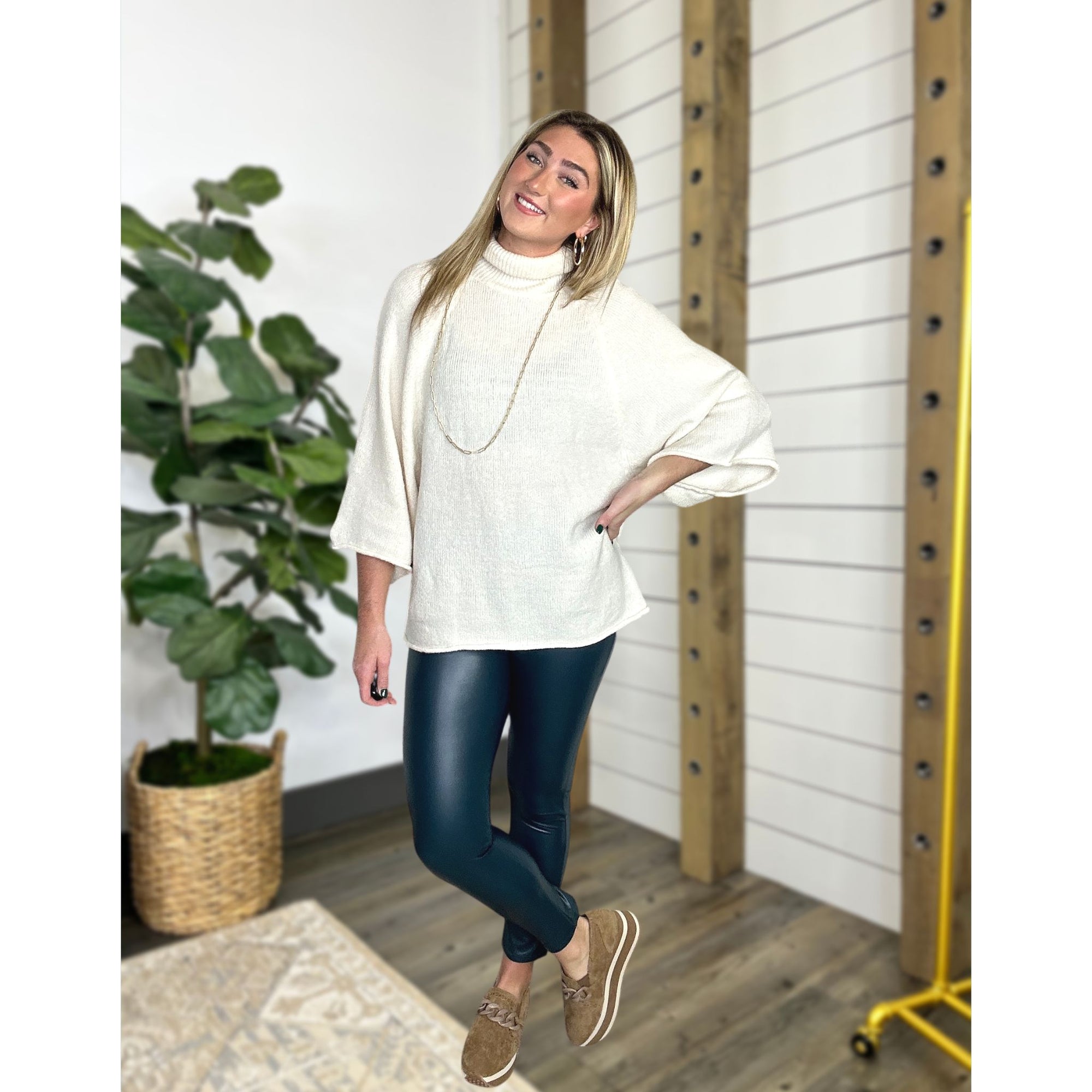 Send Your Love Faux Leather Leggings