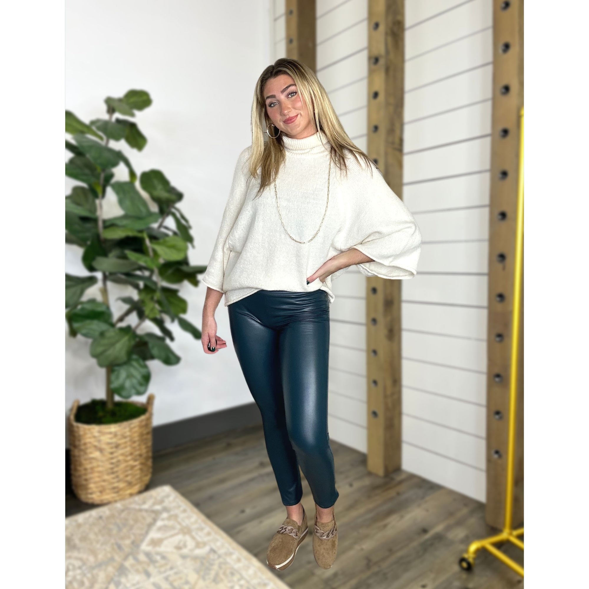 Send Your Love Faux Leather Leggings