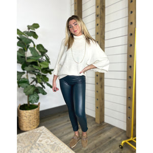 Send Your Love Faux Leather Leggings