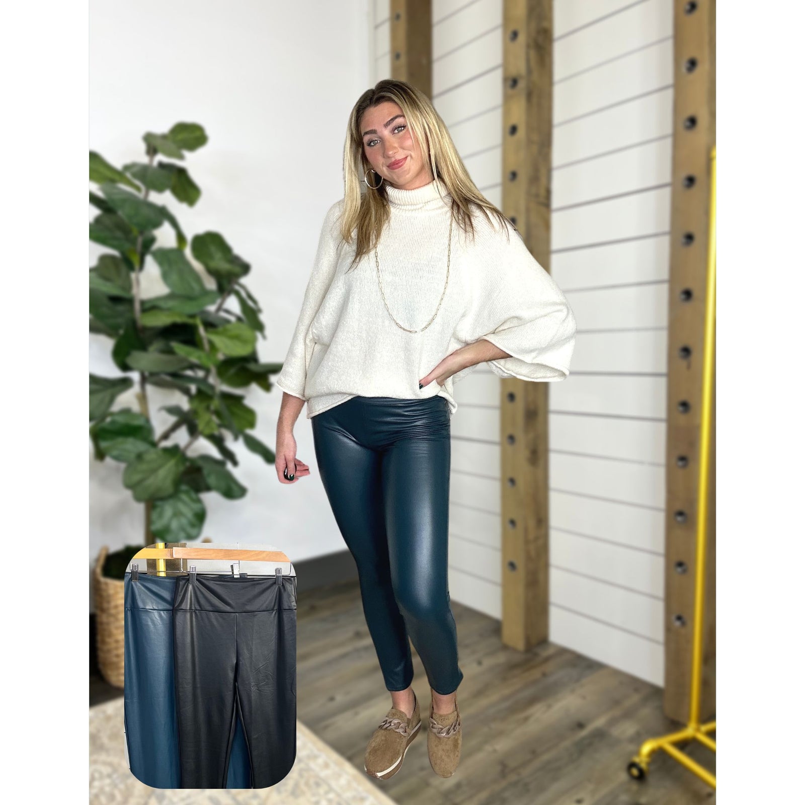 Send Your Love Faux Leather Leggings