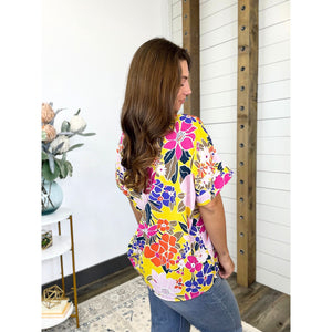 Tropic Pop Floral Top