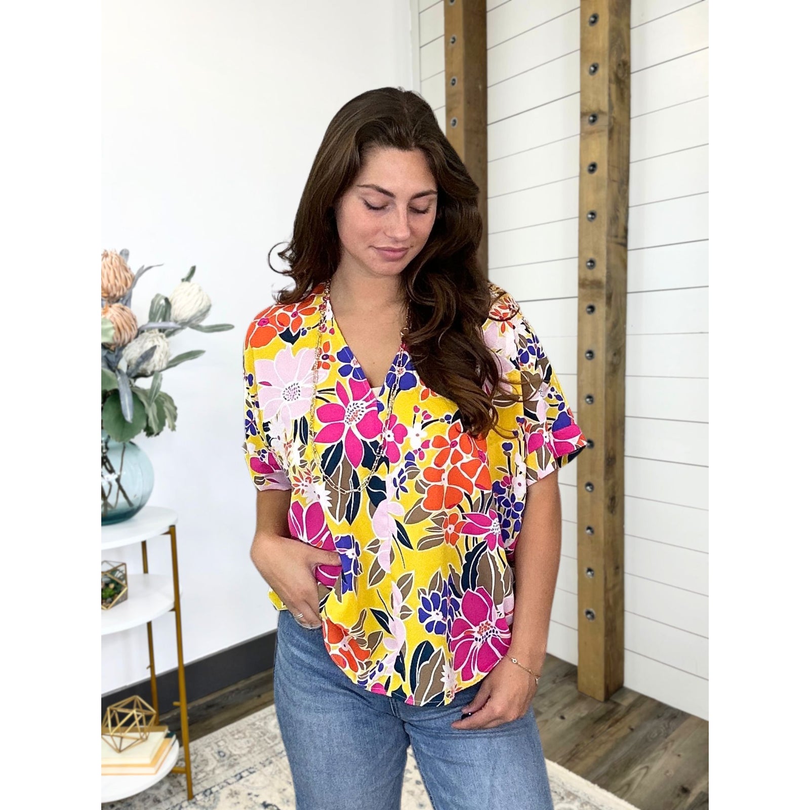 Tropic Pop Floral Top