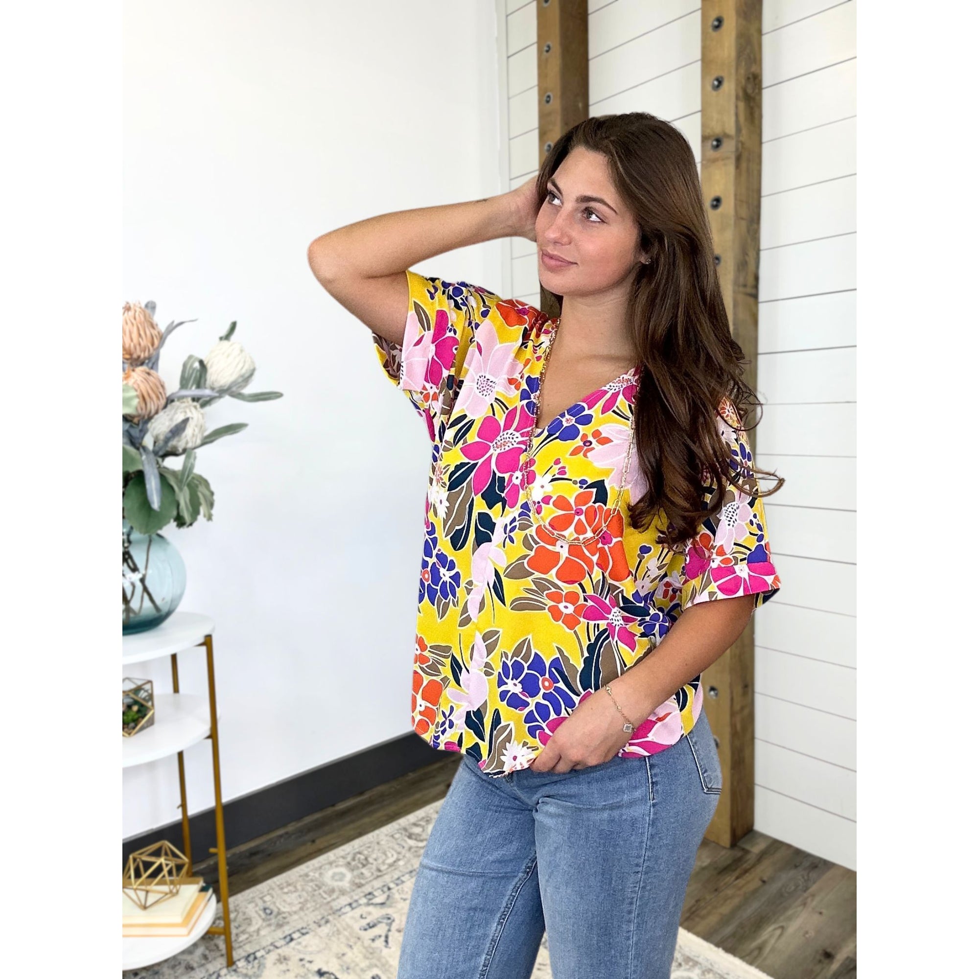 Tropic Pop Floral Top