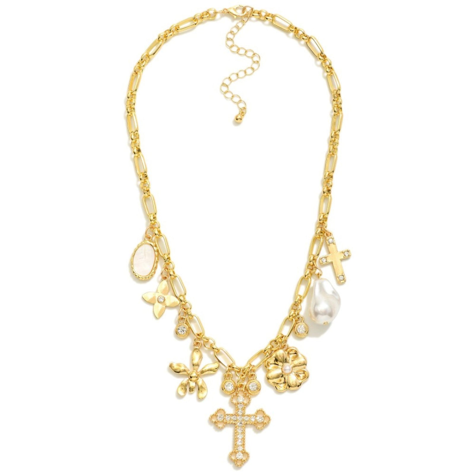 RESTOCKING - Bloom In Faith Charm Necklace