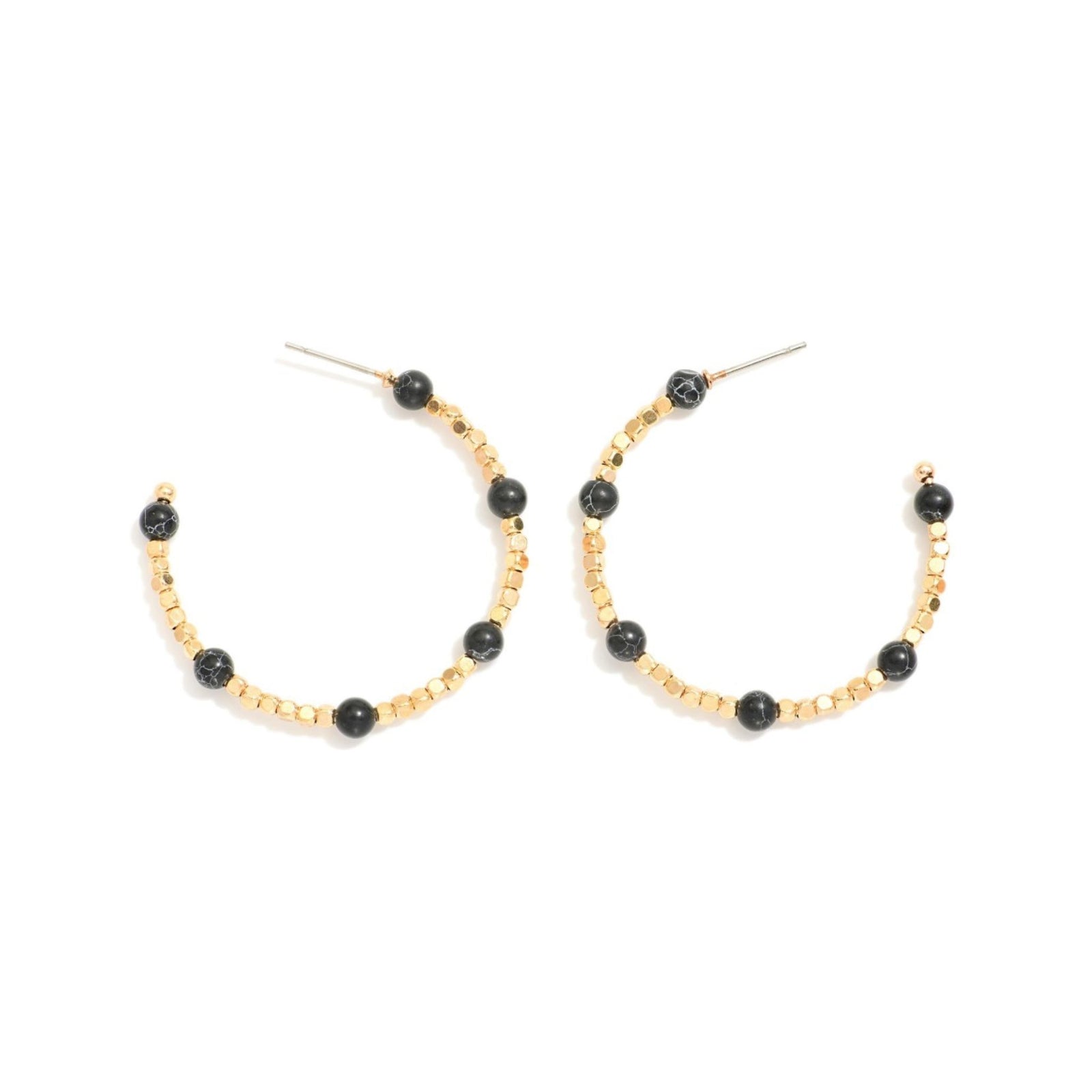 Celeste Beaded Hoop Earring