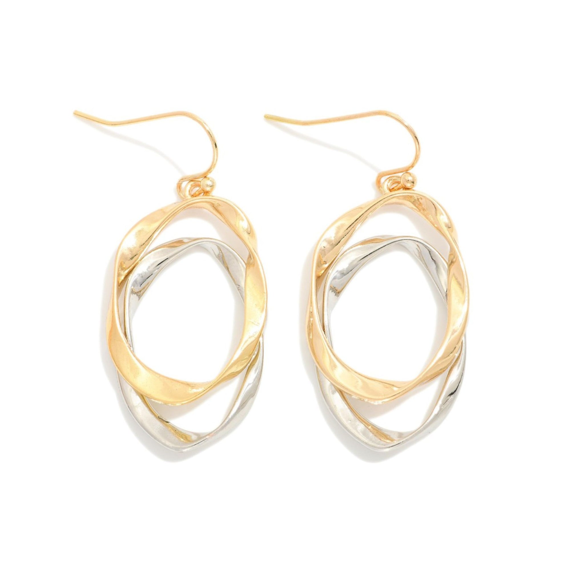 Secret To Tell Oval Drop Earrings