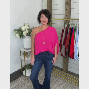 Sasha One Shoulder Top