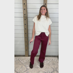 Common Ground Ribbed Knit Top