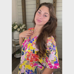 Tropic Pop Floral Top