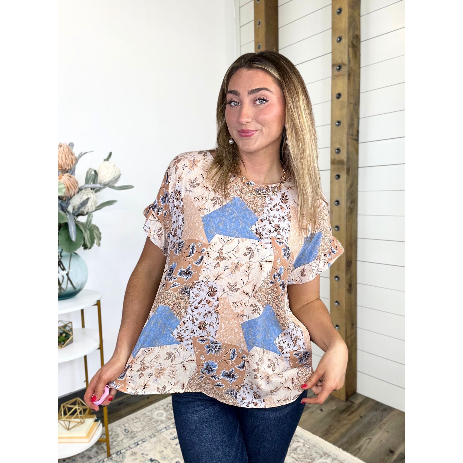 Vintage Bloom Top