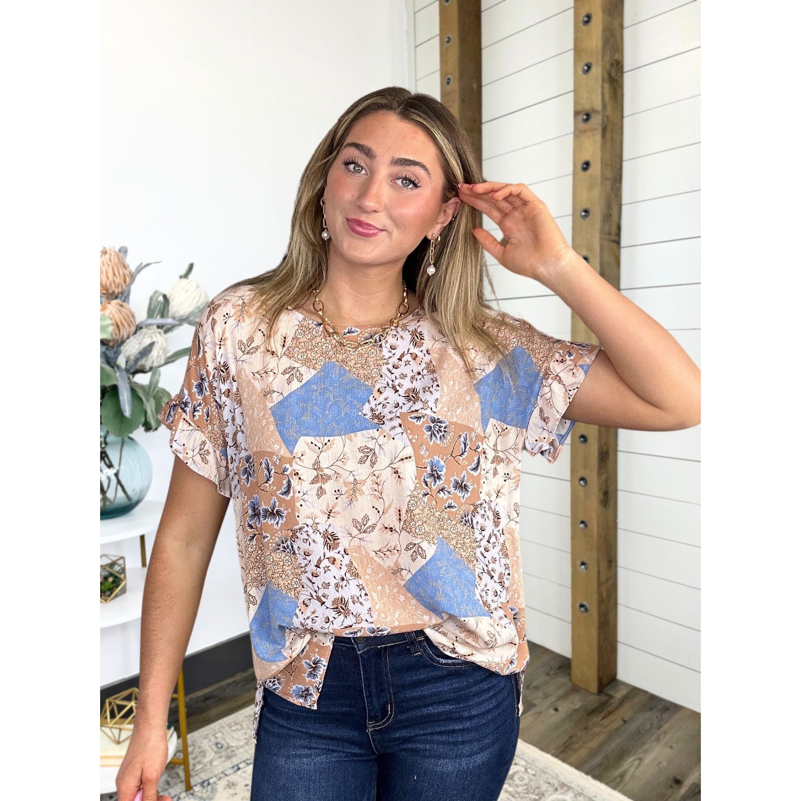 Vintage Bloom Top