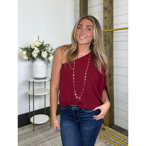 Sasha One Shoulder Top