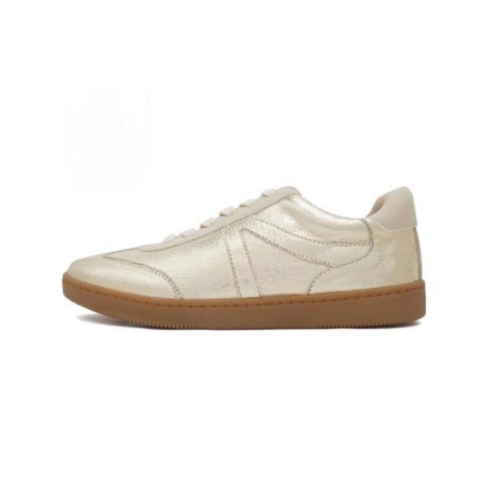 Golden Gleam Lace Up Sneakers