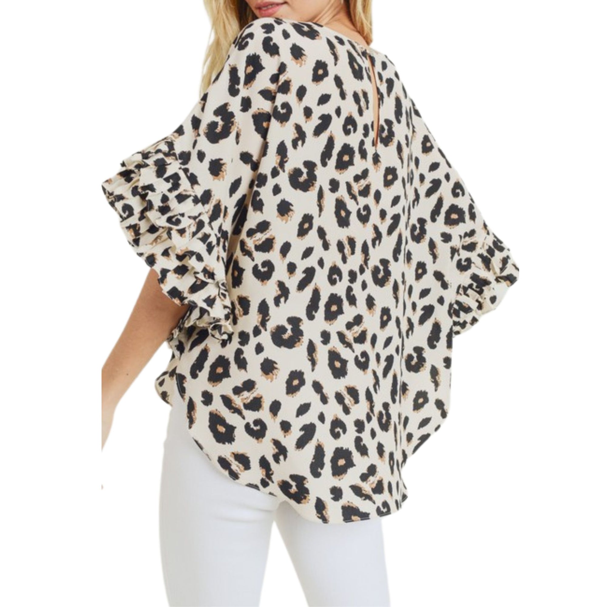 Stay Wild Leopard Print Top