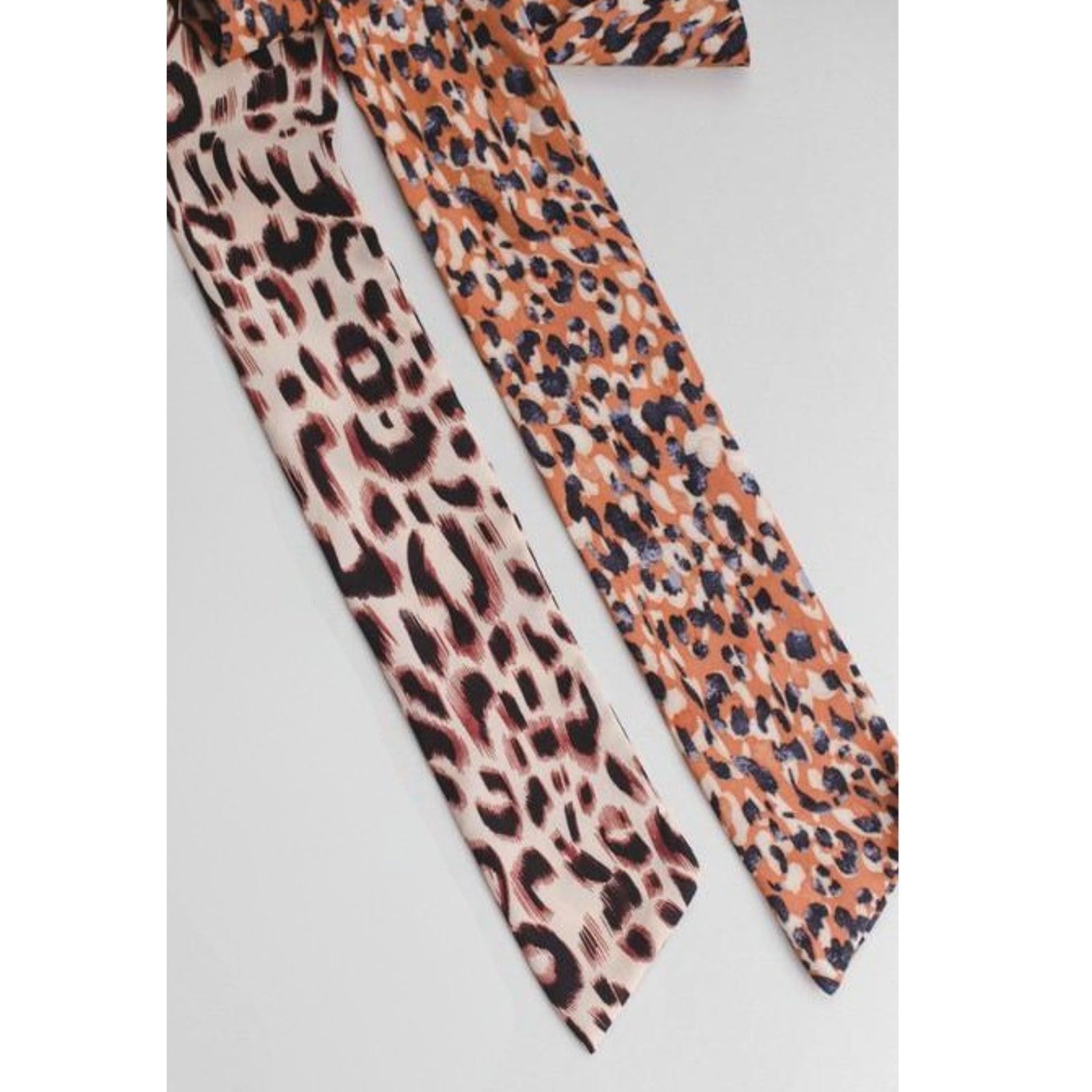 Leopard Skinny Hair Tie