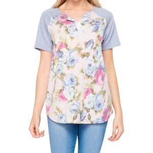 Floral Knit Top