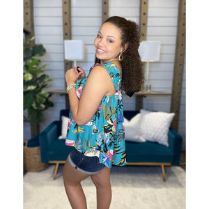 Paradise Ruffle Tank