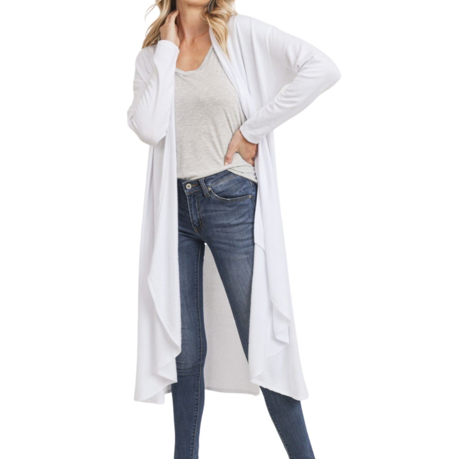 Jersey Knit Cardigan